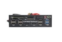 wunderbare front panel dashboard 525 all in 1 cr e sata sata 6usb20 2usb 30 525e bild