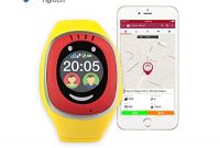 wunderbare myki gps uhr kinder smartwatch mit gps tracker handy ortung sos und app tracking in deutsch rot bild