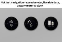 ausgefallene beeline smarte und einfache navigation fur ihr fahrrad blau foto