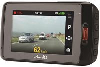 ausgefallene mio mivue 698 dual dashcam videokamera fur auto mit front und ruckfahr kamera integriertem gps radar warnung parkmodus 140 grad weitwinkelkamera 3 achsen g sensor bild