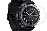 ausgefallene samsung gear s3 displayschutzfolie 2 pack kimilar gehrtetem glas screen protector f1r samsung gear s3 smartwatch ultra high definition unsichtbar und anti luftblasen kristall foto