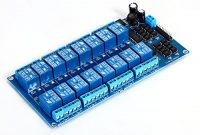 ausgefallene xcsourcer 16 kanal 12v relais modul schild erweiterungsboard mit optokuppler fur arduino raspberry pi dsp avr pic arm te285 foto