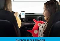 ausgezeichnete logitech zerotouch kfz handyhalterung mit sprachsteuerungs app und amazon alexa exklusiv fur android weiss bild