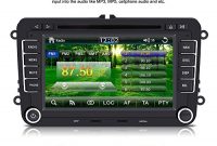 awesome qiilu touchscreen 7 zoll universal 2 din auto hd dvd player gps navigation bluetooth fur vwpolopassatgolfskodaseat foto