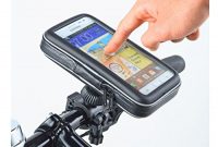 awesome smart2biker fahrradhalterung motorrad halterung mit schutz tasche fur smartphone navigator handy uvm display diagonale universal bis 55 passend zu samsung galaxy s7 s6 htc foto