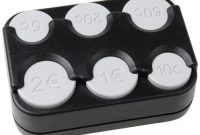 erstaunlich euro munzbox mit 6 fachern selbstklebend fur euromunzen von 005 eur bis 2 eur bild