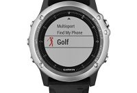 erstaunliche garmin fenix 3 gps multisportuhr smartwatch navigations und sportfunktionen gpsglonass 12 zoll 3 cm farbdisplay 010 01338 41 foto