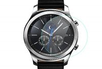 erstaunliche samsung gear s3 displayschutzfolie 2 pack kimilar gehrtetem glas screen protector f1r samsung gear s3 smartwatch ultra high definition unsichtbar und anti luftblasen kristall bild