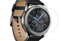 erstaunliche samsung gear s3 displayschutzfolie 2 pack kimilar gehrtetem glas screen protector f1r samsung gear s3 smartwatch ultra high definition unsichtbar und anti luftblasen kristall foto