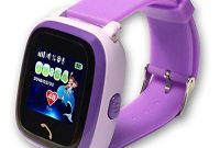 erstaunliche vidimensio gps telefon uhr kleiner delfin violett armband violettlang neue version ohne abhorfunktion und mit sicherem deutschen server wasserdicht sos notruf telefonfunk bild