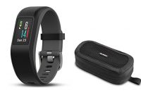 fabelhafte garmin vivosport gps fitness tracker 247 herzfrequenzmessung am handgelenk integriertes gps hochauflosendes farb touchdisplay grau slate armbandgrosse l inkl tasche bild