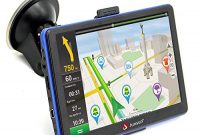 fantastische junsun 7 zoll gps navigator 8gb256m ddr800mhz mit kostenlosen lebenslangen kartenupdates fur 48 lander europas blau 7 zoll bild