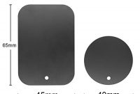 fantastische mobilefox magnethandyhalterung metallplattchen ersatzplatten rund eckig 2er set schwarz foto