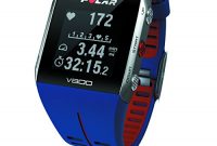 grossen polar trainingcomputer v800 hr blue red 90048948 bild