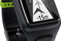 grossen tomtom runner gps laufuhr schwarz one size bild