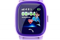 grossen vidimensio gps telefon uhr kleiner delfin violett wifi armbandmit figur neue version ohne abhorfunktion und mit sicherem deutschen server wasserdicht sos notruf telefonfunktion bild