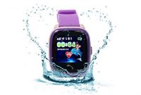 schone vidimensio gps telefon uhr kleiner delfin violett armband violettlang neue version ohne abhorfunktion und mit sicherem deutschen server wasserdicht sos notruf telefonfunktion foto