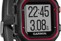 wunderbare garmin forerunner 25 gps laufuhr fitness tracker smart notifications inkl herzfrequenz brustgurt bild