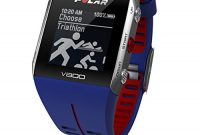 wunderbare polar trainingcomputer v800 hr blue red 90048948 bild