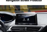 ausgefallene lfotpp peugeot 30085008 gt 8 zoll navigation schutzfolie 9h kratzfest anti fingerprint panzerglas displayschutzfolie gps navi folie bild