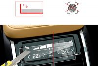 ausgefallene lfotpp volvo s90 v90 xc90 klimaanlage bildschirm schutzfolie 9h kratzfest anti fingerprint panzerglas displayschutzfolie bild