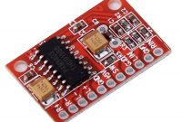 cool foxnovo high power super mini digital audioverstarker board platine rot bild