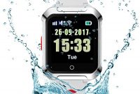 cool vidimensio gps telefon uhr grosser biber weiss neue version ohne abhorfunktion und mit sicherem deutschen server wasserdicht sos notruf telefonfunktion ortung mit gps wifi lbs bild