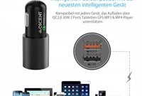 erstaunlich kfz ladegerat von qicent 30w 72a usb kfz ladegerat 1 port schnellladegerat 20 und 1 intelligente aufladeeinheit mit qualcomm zertifiziert fur lg g5 nexus 5x 6p oneplus 2 bild