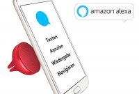 erstaunlich logitech zerotouch kfz handyhalterung mit sprachsteuerungs app und amazon alexa exklusiv fur android rot bild