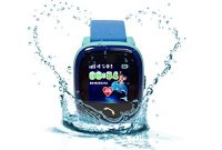 erstaunlich vidimensio gps telefon uhr kleiner delfin blau armband blaulang neue version ohne abhorfunktion und mit sicherem deutschen server wasserdicht sos notruf telefonfunktion o bild