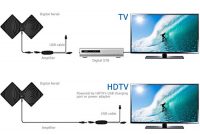 fabelhafte tv antenne vanskyr indoor verstarkt hdtv antenne 50 meile reichweite mit abnehmbarem verstarkt signal booster mit usb stromversorgung und 165ft high performance coax kabel foto