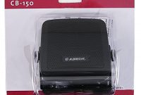 schone albrecht cb 150 mono portable speaker 3w schwarz tragbare lautsprecher 10 kanale 3 w 350 5000 hz 8 ohm verkabelt kabellos 2 m bild