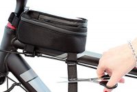 schone nc 17 connect fahrrad smartphonetaschen universal oberrohr oder vorbautasche mit klettverschluss fur iphone samsung galaxy reihe universal handy tasche mit staufach und kabeldur foto