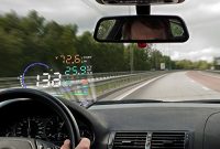 wunderbare blesys 55 zoll multi color hud head up display im auto beschaftigen nano technologie fur die abnahme und die glare clear display ohne reflection film nur arbeiten mit obd obd2 foto