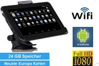 wunderbare elebest 178cm 7 zoll androidgpsnavigationsgeratnavigationwifitablet pcinternetwohnmobillkwpkw24gb speicherradarwarnerkostenlose kartenupdate foto