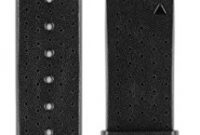 wunderbare garmin ersatzarmband quickfit 22 black perforate leather bild