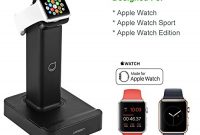 wunderbare ugreen watch ladestation ladegerat stander mit integriertem magnet charging dock mit dual usb anschlusse kompatibel mit apple watch bild