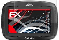 ausgefallene atfolix panzerschutzfolie fur garmin zumo 390lm panzerfolie 3 x fx shock antireflex blendfreie stossabsorbierende displayschutzfolie bild