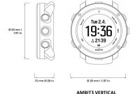 ausgefallene suunto uhr ambit 3 vertical hr weiss one size ss021966000 bild