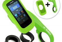 ausgefallene tuff luv 3 in 1 bundeln silikon schutzhulle case schirm schutz lenkerhalterung halterung out front fur garmin edge 1000 green foto