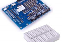 ausgezeichnete kuman protoshield arduino prototype expansion board mit mini erweiterung brot board fur arduino uno maga nano aufgrund roboter k10 bild