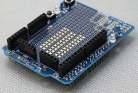 awesome arduino protoshield prototyping shield mit 170 mini steckplatine bild