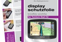 erstaunliche dipos tomtom start 52 schutzfolie 3 stuck kristallklare premium folie crystalclear bild