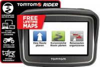 fabelhafte tomtom rider europe premium pack v4 motorradnavigationsgerat 109 cm 43 zoll display free lifetime maps europa 45 bluetooth kurvenreiche strecke tyre pro schwarz foto