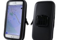 schone fahrradhalterung motorrad halterung mit schutz tasche fur iphone 6 plus weitere smartphones navigator handy uvm display diagonale 35 bis 55 universal hohe bis 16 cm br foto