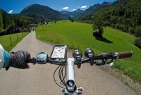 schone teasi pro fahrrad wandernavigation europa mit bluetooth schwarz foto