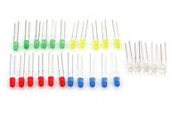 wunderbare 100 3mm led dioden leuchtdiode 2pin rot grun blau gelb weiss foto