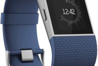 Fitbit Fitness Super Watch Surge Blau L FB501BUL EU