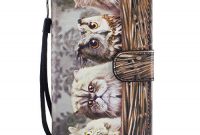 fabelhafte galaxy j3 hulle galaxy j3 2016 hulle samsung galaxy j3 2016 lederhulle samsung galaxy j3 2016 j320f brieftasche bonroy tier muster niedlich komisch ledertasche handyhulle kun bild