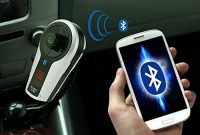 ausgezeichnete wireless bluetooth fm transmitter freisprechen car kit mit stereo radio sound kfzlkw mp3 player mit usb ladeanschluss music control bild